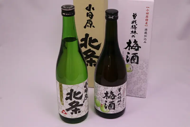 小田原のめぐみ。北条純米酒と曽我梅酒2本セット【酒】