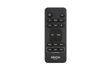 ysakページ　DENON サウンドバー 本体 リモコン付き 先行予約】DENON デュアルサブウーファー内臓 Dolby Atmos サウンド