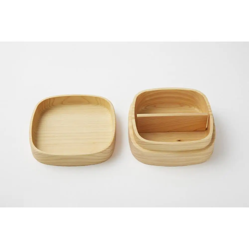 ◇紀州桧弁当箱 タイプVM NA ナノコート 弁当包みセット【コトリ】【TN149】