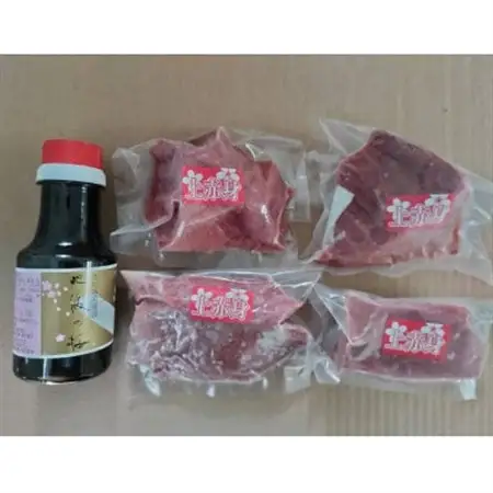 桜屋　赤身馬刺し400g 専用醤油付き150ml×1本(美里町)_肉 馬肉  うま 桜肉_【配送不可地域：離島】【1499137】