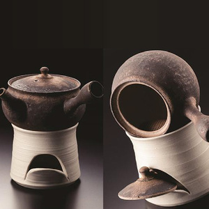 淳蔵作 ティーポットレスト 白 陶器 急須 乾燥 ラック 水切り 収納 キッチン用品 置物 インテリア オーナメント 保管 清潔 シンプル 30号まで対応 おしゃれ 日本六古窯 常滑焼 やきもの 愛知県 常滑市