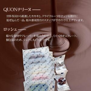久遠チョコレート　栃木那須野店テリーヌ7枚・ロッシェ2粒セット｜ チョコレート 洋菓子 ショコラ 詰め合わせ セット 厳選 スイーツ QUON　