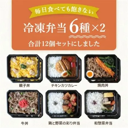 冷凍弁当6種×2食　12食入_惣菜・加工品   _【配送不可地域：離島】【1514703】