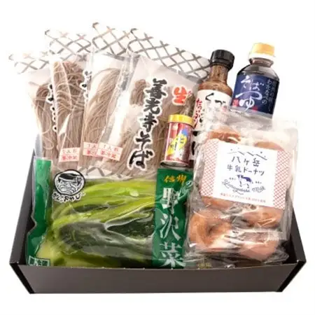 渡辺製麺 善光寺生そば信州詰合せギフト 生蕎麦とつゆ 名産品詰合せ【冷蔵】信州八ヶ岳よりお届け_菓子・スイーツ 洋菓子    麺 そば  ソバ 蕎麦  惣菜・加工品  漬物   調味料   _【配送不可地域：離島・北海道・沖縄県・九州】【1526206】