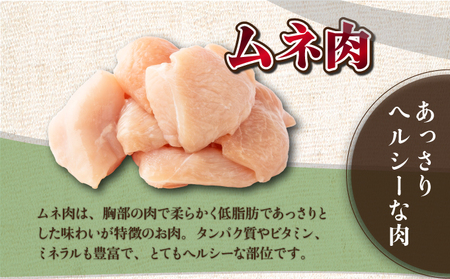 鶏肉ムネ切身3.3kgセット（約300g×11パック）_K040-006