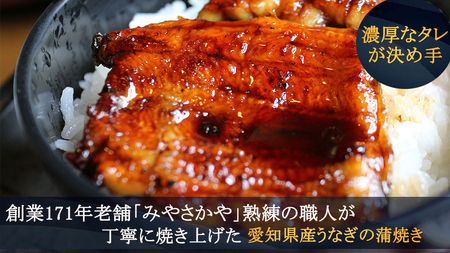 うなぎ の 蒲焼き 4串 ( 100g × 4本 ) 計 400g 創業170余年 老舗 みやさかや 真空パック 国産 冷蔵 鰻 うなぎの蒲焼き 惣菜