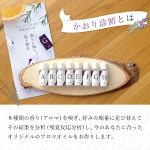 019-005【自然療法サロンミモザ】かおり診断１名様　/アロマオイル オイル 精油 自然派 化粧品 ナチュラル スキンケア ととのう アロマ アロマセラピー リラクゼーション エッセンシャル 無添加 スキンケア アロマトリートメント オーガニック びわ 白びわ 伊豆 静岡 サロン ミモザ 自然 診断 かおり/ 