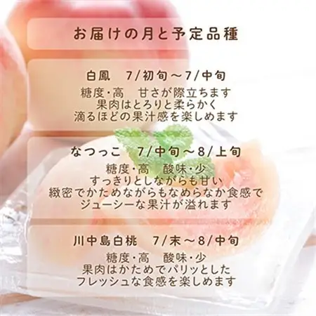 先行受付!　桃　(特秀品)　約2kg　6～9個入【2026年6月下旬より順次発送】【配送不可地域：離島】【1525337】