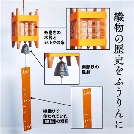 丹後の風音 糸巻きふうりん (サビグリーン) 和を感じながら夏を彩る風鈴_雑貨・日用品  家具・インテリア _【1526636】