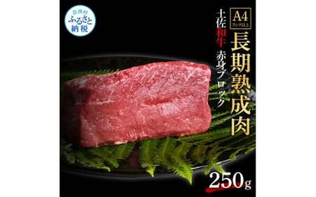 天下味 エイジング工法 熟成肉 土佐和牛 特選 赤身ブロック 250g 