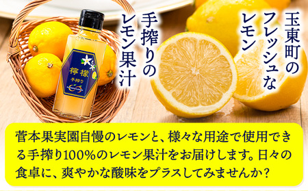 レモン 約2kg と 手搾り100％レモン果汁 1本 セット《12月中旬‐2月末頃出荷》熊本県 玉名郡 玉東町 菅本果実園 檸檬 レモンジュース レモネード はちみつレモン