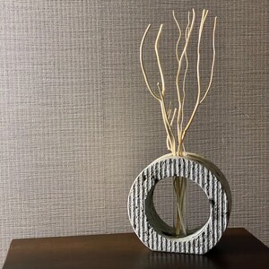 【受注生産】flower vase　type o｜フラワーベース 花瓶 インテリア 小物 プレゼント 石 大谷石 栃木県 宇都宮市　※北海道・沖縄・離島への配送不可
