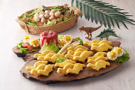 恐竜チキンナゲット 500g×2袋(合計1kg) 恐竜 チキン ナゲット 電子レンジ お弁当 おかず おやつ おつまみ 食品 子供向け