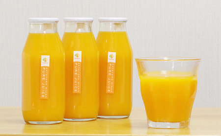 うんしゅうみかん100％ジュース180ml　6本入り 温州みかん