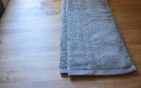 factory towel face　今治タオル認定フェイスタオル 5枚セット チャコールグレー【n0509-gr_mut_A】
