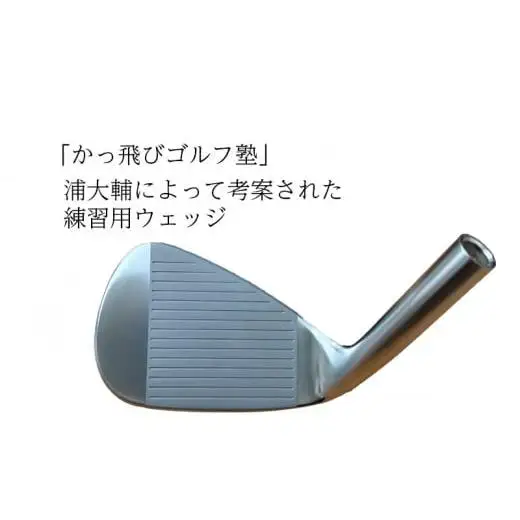 ゴルフウェッジ AIM Design 60°13バンス ( メッキ ) かっ飛びゴルフ塾 浦大輔 考案 ヘッドのみ ゴルフ ウェッジ