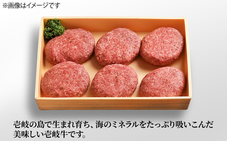 【全2回定期便】壱岐牛ハンバーグセット  130g × 6個《壱岐市》【株式会社ヤマグチ】牛肉 黒毛和牛 ブランド牛 九州 肉 [JCG127]