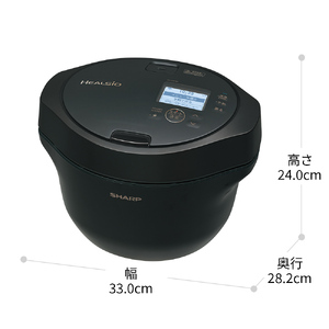 T103(ブラック) SHARP ヘルシオ ホットクック KN-HW16H-B（プレミアム