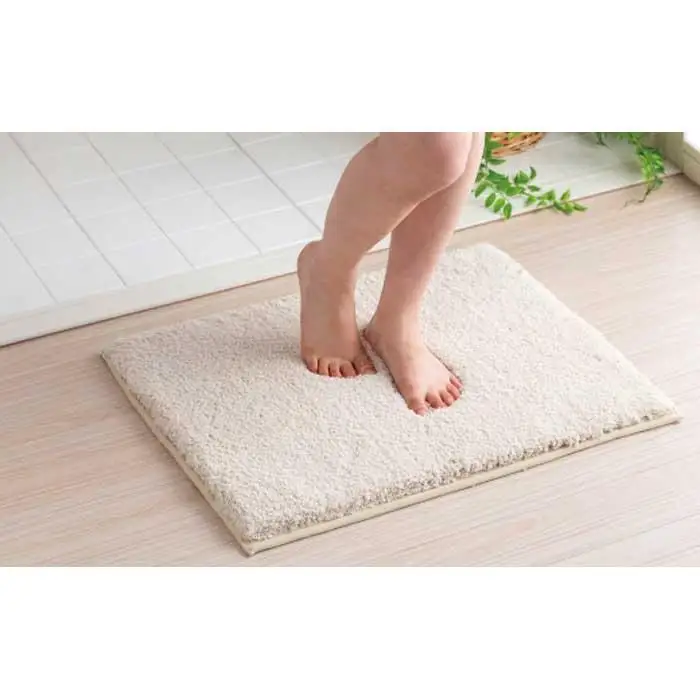 思わず頬ずりしたくなるバスマット プレミアム45×60cm ベージュ