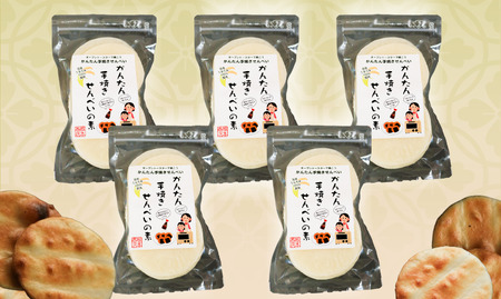 プレーン かんたん 手焼きせんべい の 素 10枚 5袋入 詰め合わせ セット