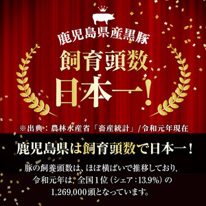 鹿児島県産黒豚しゃぶしゃぶ2種＆大根ポンズセット計1kg(カタロース約500g・バラ約500g・たれ170g) お鍋 冷しゃぶ しゃぶしゃぶ スライス ロース 豚バラ バラ 小分け 国産 a5-301