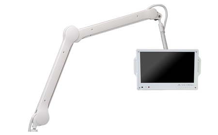 介護 テレビ 13型 ピタッとアーム ニューライフ 地デジ BS CS 液晶 フルハイビジョン HDMI対応 三波対応 13インチ 病院 介護施設 導入実績 入院 寝たきり 介護用品 ベッド アーム式 角度調整  取付自在 簡単 工事不要 独自開発 送料無料 京都府 京田辺市