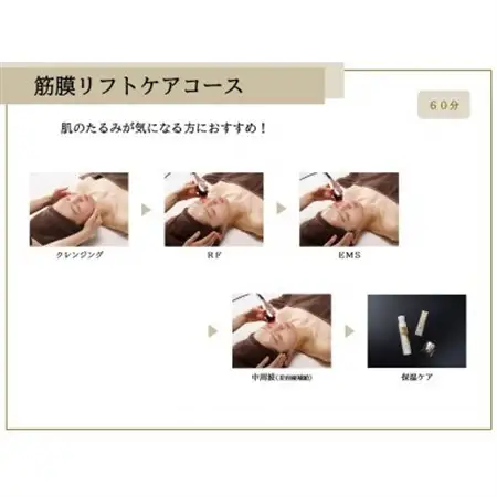 小顔になりたい♪【筋膜リフトケアコース】60分_旅行券・チケット  体験チケット _【1529562】