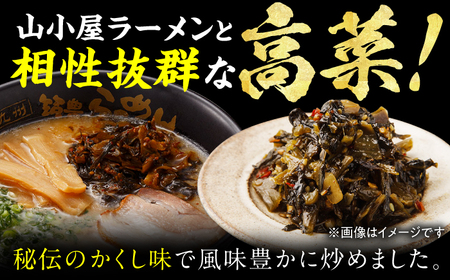 高菜生ラーメン10食セット / 豚骨ラーメン スピード配送[AFAE007]