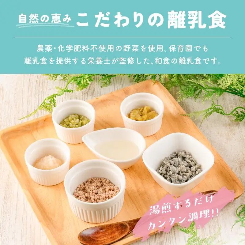 月齢に合わせた離乳食セット(9～11か月向き) 合計600g