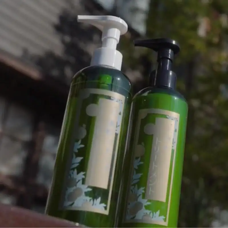 秋津野　美柑のシャンプー＆トリートメント　セット  各300ml  /  シャンプー トリートメント ノンシリコン 植物由来 お風呂 美容  和歌山県 田辺市 【grt010-1】