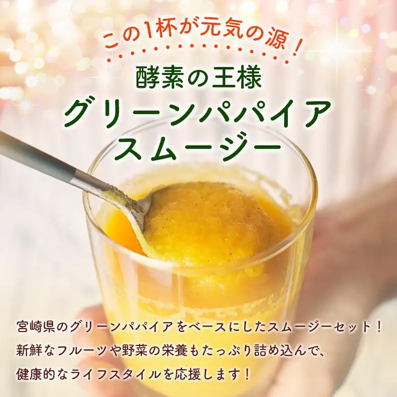 南国酵素スムージー グリーンパパイア 200ml×6本 全6種 宮崎県産