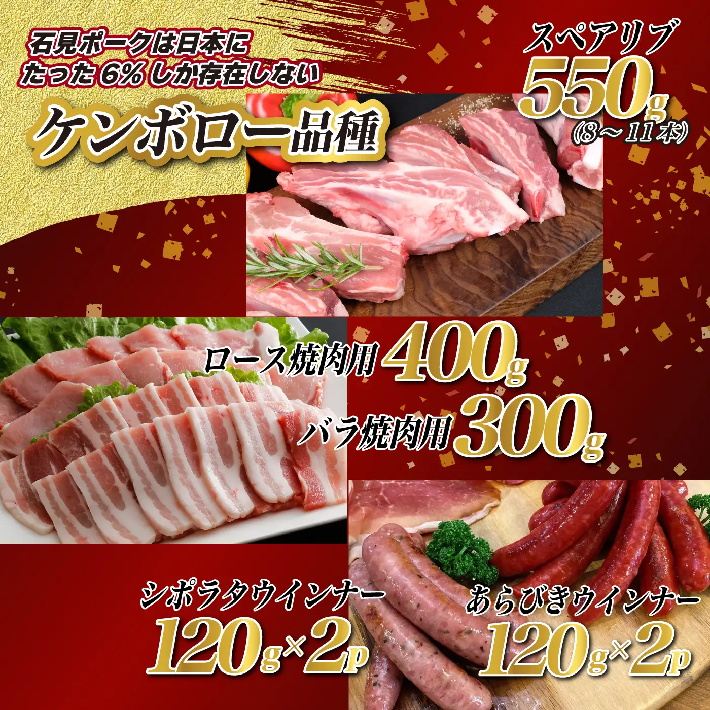 「焼肉セット」石見ポーク 豚肉 ぶた やきにく BBQ