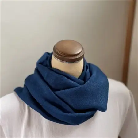 藍染めストール　aiiro_装飾品・工芸品 ショール・ストール 服飾小物 _【1528684】