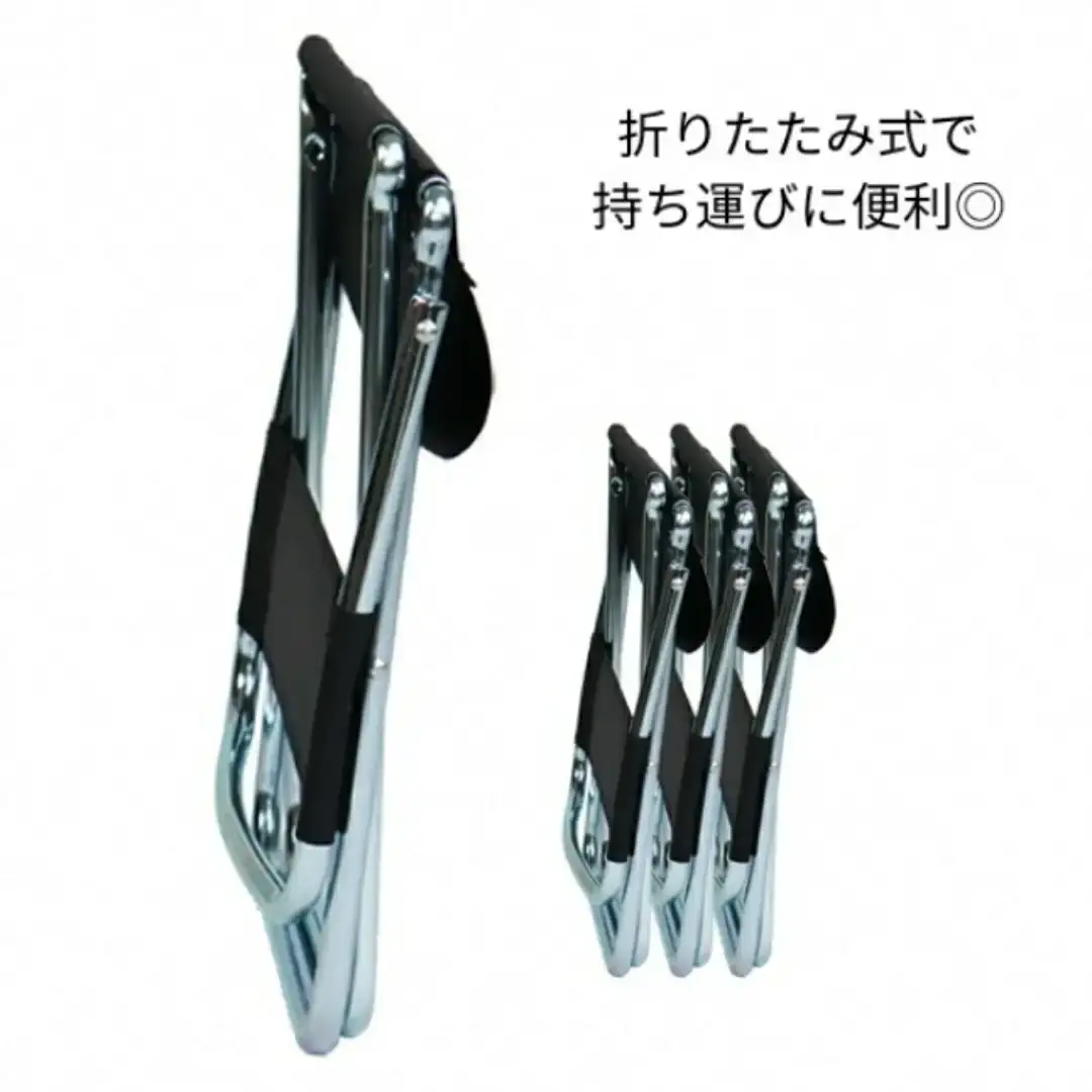 折りたたみアウトドアチェア2台 グリーン レジャー BBQ 海水浴 釣り 花見 [キープロダクション] 【010S501】