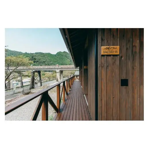 フィッシングロッジ　スタンダードプラン（朝食用軽食付き）ペア1泊2日宿泊券 奈良県下北山村