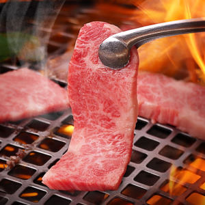 白老牛 霜降り カルビ＆モモセット計800ｇたれ付 焼き肉