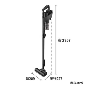 I160　SHARP コードレススティック掃除機 EC-FR11-B（ブラック系）【シャープ 電化製品 家電 生活家電 コードレス スティック クリーナー 掃除機 軽量 長時間 新生活 正規品 大阪府 八尾市 返礼品】