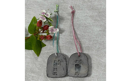 小鬼 オリジナル鬼面 2個セット  瓦 鬼瓦 セット 伝統技術 工芸品 ストラップ キーホルダー   雑貨 岐阜県 坂祝町 F6M-114