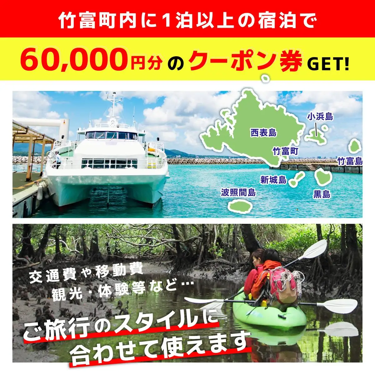 地域限定旅行クーポン【60,000円分】