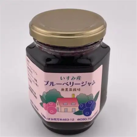 千葉県いすみ市で丁寧に育てた手作り無添加　ブルーベリージャム(200g×6個)_惣菜・加工品 ジャム 缶詰・瓶詰 _【1411486】