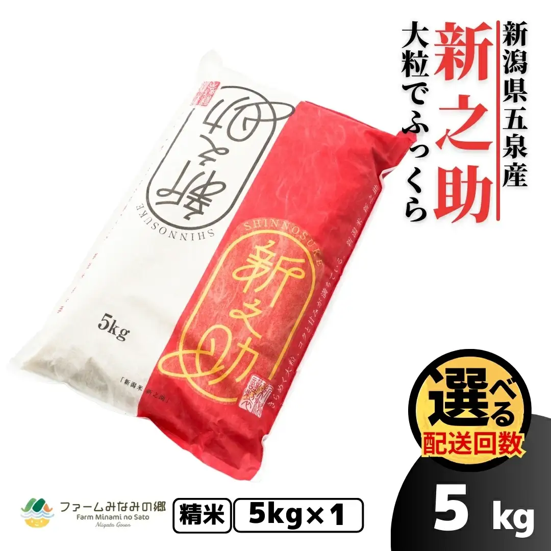 令和7年度産 新之助 精米 5kg | 新潟産 新之助 米