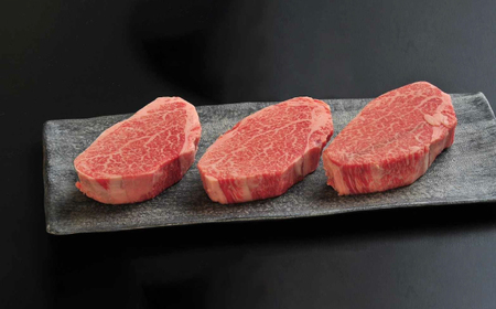 佐賀牛シャトーブリアン 3枚（計600g） / 牛肉 ブランド牛 / 佐賀県 / 佐嘉ZEYTAKUYA（豚八）[41AQAA008]