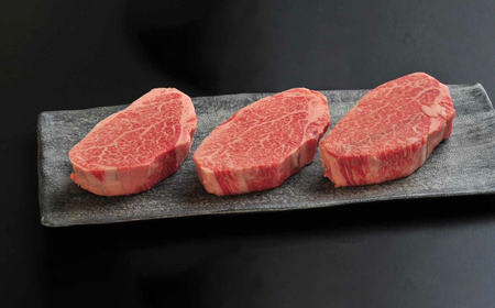 佐賀牛ヒレステーキ 3枚（計500g） / 牛肉 ブランド牛 / 佐賀県 / 佐嘉ZEYTAKUYA（豚八）[41AQAA022]