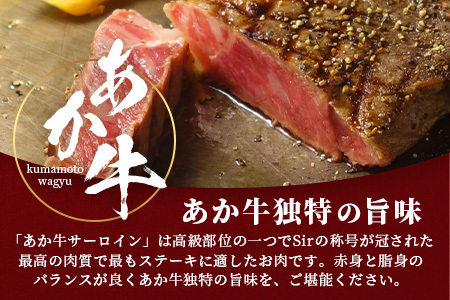 熊本和牛 あか牛 サーロインステーキ 200g×3枚（計600g）046-0659