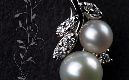 淡水 パール & 0.08ct ダイヤモンド ネックレス （RP-MN-0187） 鑑別書 保証書 ケース 付 ／ ジュエリー アクセサリー 宝石 ギフト プレゼント 贈り物 記念日 お祝い 誕生日 人気 高級 山梨県 西桂町【n0535_liz_C】