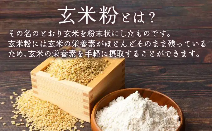 自家製粉玄米粉　700g×3袋【009-a008】