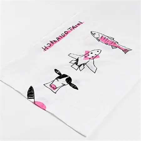 大樹の手ぬぐい(ピンク)_雑貨・日用品  タオル _【1503163】