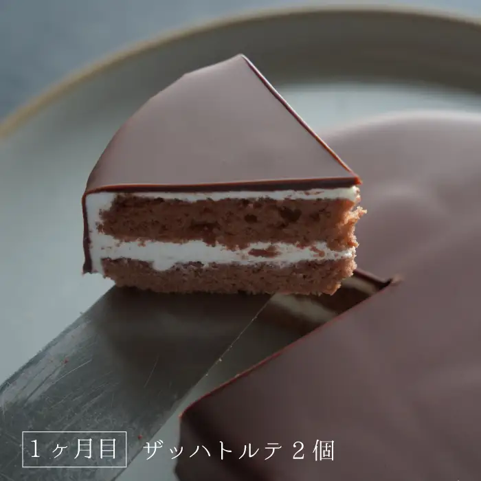【定期便3ヶ月】弁天堂 ザッハトルテと人気返礼品（ザッハトルテ・クッキーシュークリーム・エクレア）