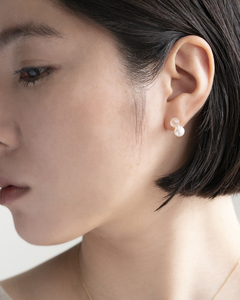 HARIO ピアス スノーパール K10［HAPR-SP-002P-K10］｜アクセサリー HARIO ハリオ_FM55