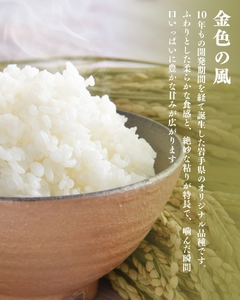【令和8年産先行予約】【10月初旬発送】平泉町産特別栽培米 金色の風2kg【mih005】